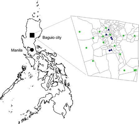 where is prc located|Baguio City Location Map .